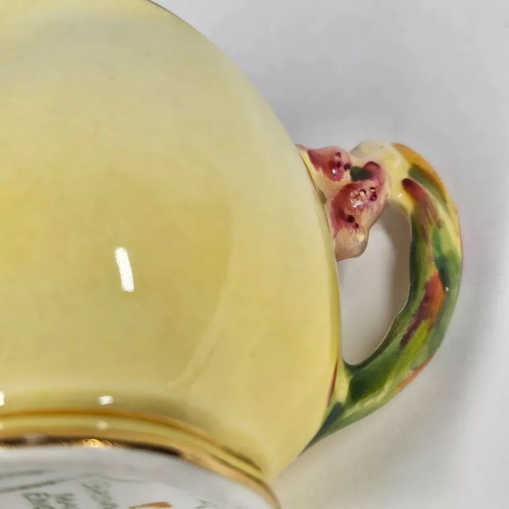 Tiger Lily Yellow Mini Creamer Small Pitcher 2